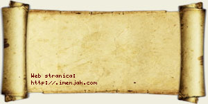 Ignjatije Nešković vizit kartica